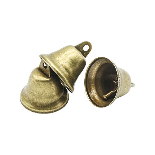 Favordrory 35PCS 38mm/1.5inch Vintage Bronze Jingle Bells, Craft B...