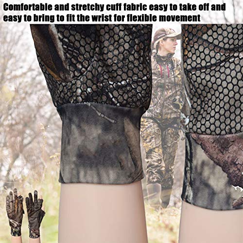 Camo Hunting Gloves Lightweight Pro Anti-Slip Shooting Gloves Wate...