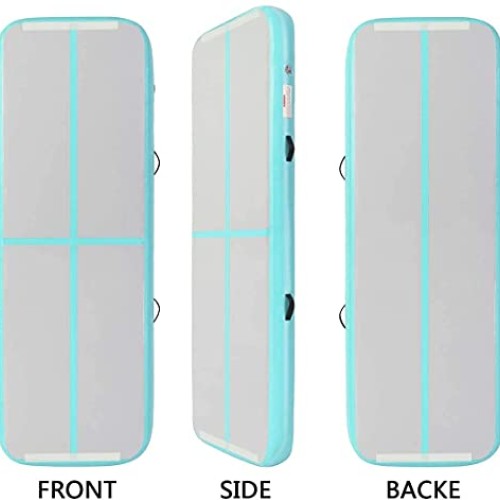 FBSPORT 10ft Inflatable Air Gymnastics Mat Training Mats 4 inches ...