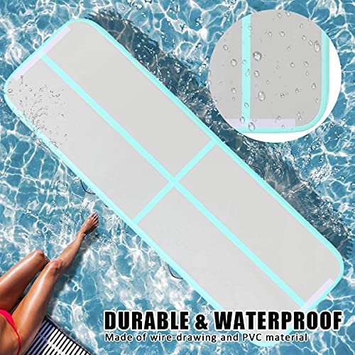 FBSPORT 10ft Inflatable Air Gymnastics Mat Training Mats 4 inches ...