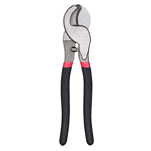 FBve Cable Cutter High Leverage Curve Jaw, 10 inch Heavy Duty Wire...