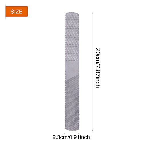 Fdit 4 In 1 Steel Flat Rasp File Half-round Carpentry Woodworking ...