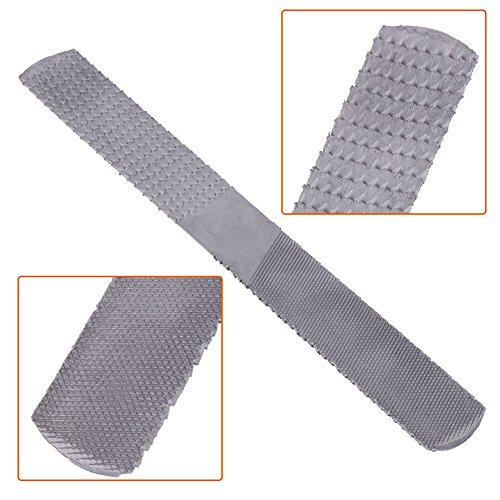 Fdit 4 In 1 Steel Flat Rasp File Half-round Carpentry Woodworking ...