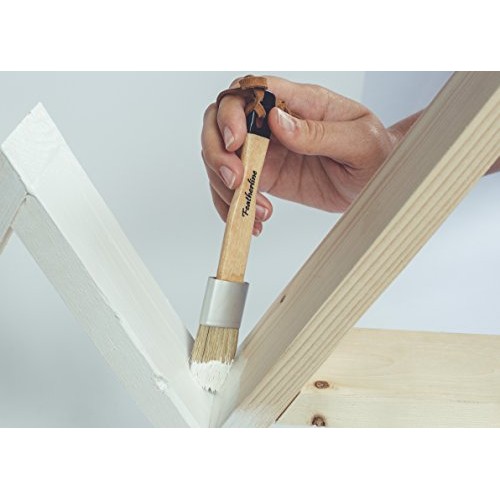 Featherline Series Pro Chalked Paint & Waxing Combination 2 Brush ...