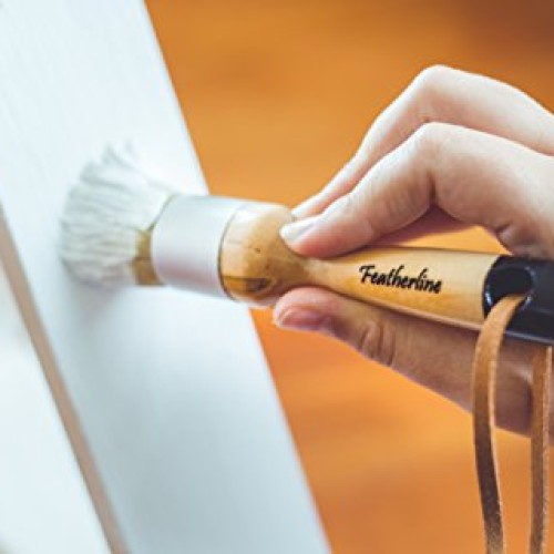 Featherline Series Pro Chalked Paint & Waxing Combination 2 Brush ...