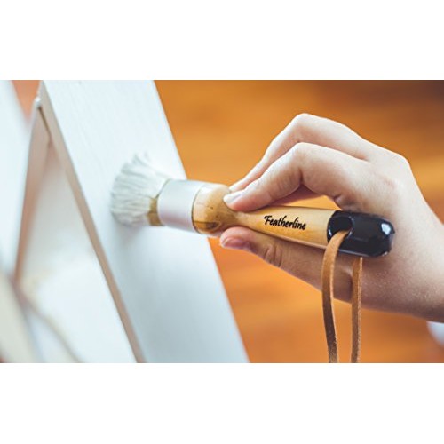 Featherline Series Pro Chalked Paint & Waxing Combination 2 Brush ...