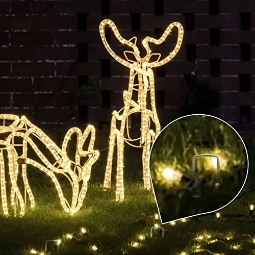 FEED GARDEN Galvanized Landscape Staples 6 Inch 50 Pack 11 Gauge A...