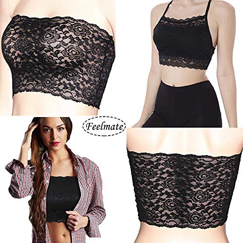 Feelmate 7in10Yard Soft & Stretch Lace Roll Runner for Wedding Clo...