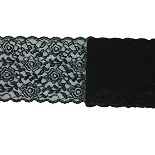 Feelmate 7in10Yard Soft & Stretch Lace Roll Runner for Wedding Clo...
