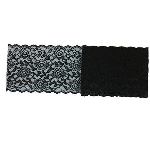 Feelmate 7in10Yard Soft & Stretch Lace Roll Runner for Wedding Clo...