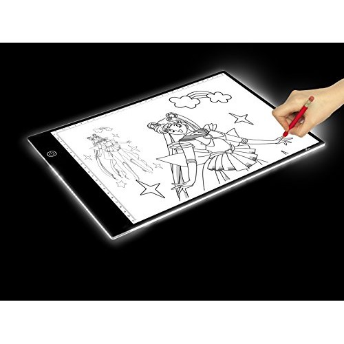 A4 Tracing Light Box Portable LED Light Table Tracer Board Dimmabl...