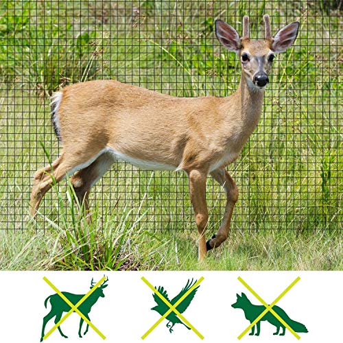 Feitore Deer Fence Netting, 7 x 100 Feet Bird Netting Anti Bird De...