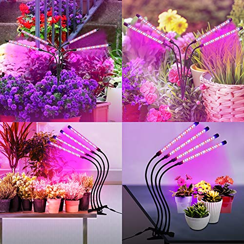 Felibeaco Plant Grow Light Indoor ,4 Head LED Growing Lamp for Ind...