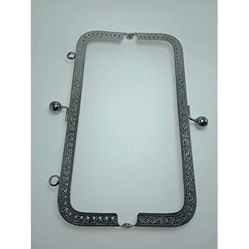 1Pc Coin Bag Purse Making Metal Frame Rectangle Kiss Clasp Lock fo...