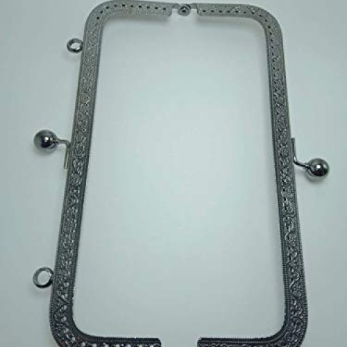 1Pc Coin Bag Purse Making Metal Frame Rectangle Kiss Clasp Lock fo...