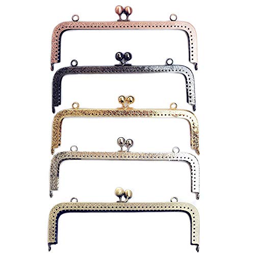 1Pc Coin Bag Purse Making Metal Frame Rectangle Kiss Clasp Lock fo...