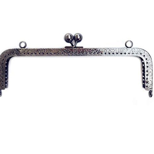1Pc Coin Bag Purse Making Metal Frame Rectangle Kiss Clasp Lock fo...