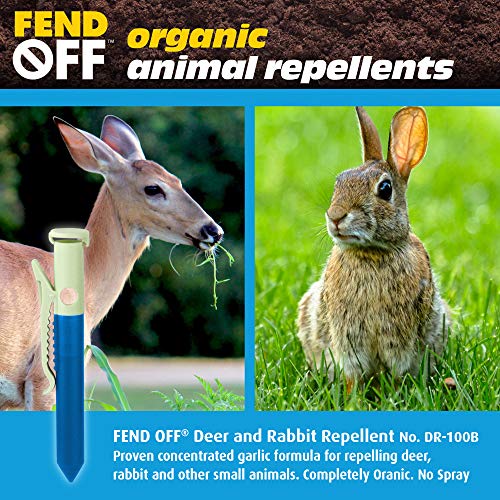 Fend Off DR-100B Organic Repellent Plant Clips, Blue, 100 Pack