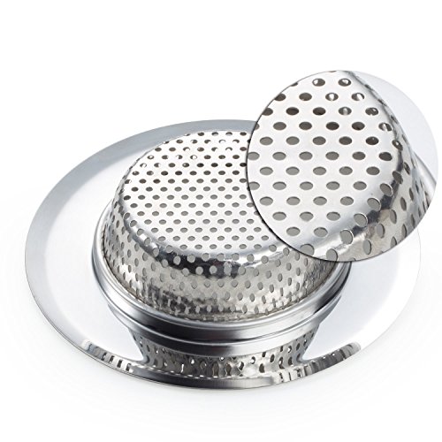 Fengbao 2PCS Kitchen Sink Strainer - Stainless Steel, Large Wide R...