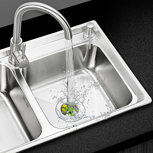 Fengbao 2PCS Kitchen Sink Strainer - Stainless Steel, Large Wide R...