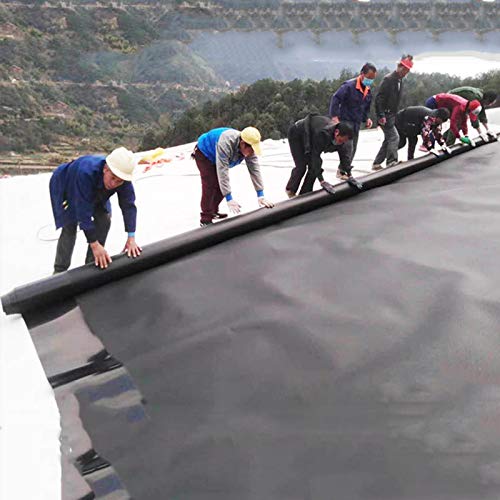 FENGSR Fish Pond Anti-Seepage Membrane Pond Liner, HDPE Strong Tou...