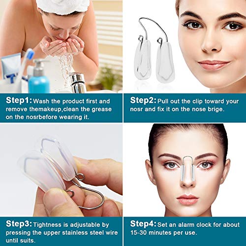 FERNIDA Nose Shaper Up Lifting Clip Nose Shaper for Wide Noses Bea...