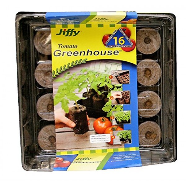 Ferry Morse/Jiffy Jiffy 60mm Tomato Starter Greenhouse 16 - J616
