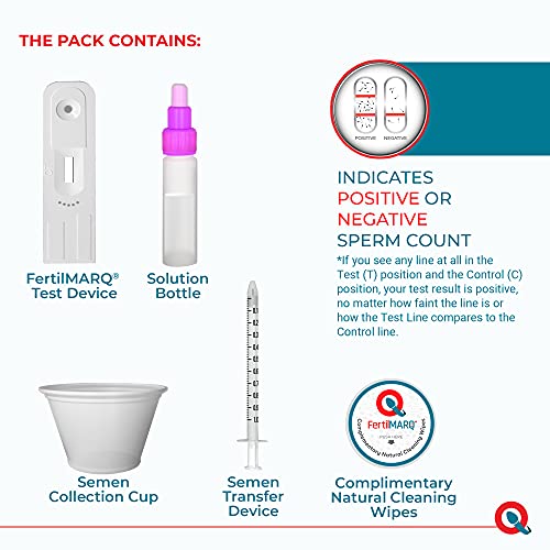 FertilMARQ Fertility Home Sperm Test Kit for Men | Indicates Norma...