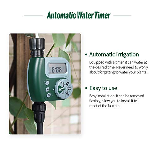 Festnight Automatic Water Timer Outdoor Garden Irrigation Controll...