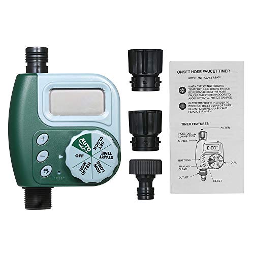 Festnight Automatic Water Timer Outdoor Garden Irrigation Controll...