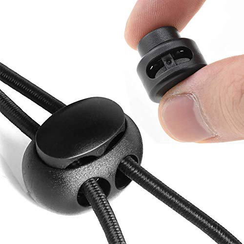 Plastic Cord Lock Hole Spring Plug for Drawstrings, Shoelaces, Bag...