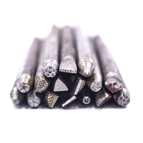 36 Pcs/set Steel Punches DIY Crafts Tool Steel Punches Flower Punc...