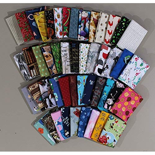 10 Fat Quarters - Assorted Novelty Prints Stash Building Quality Q...