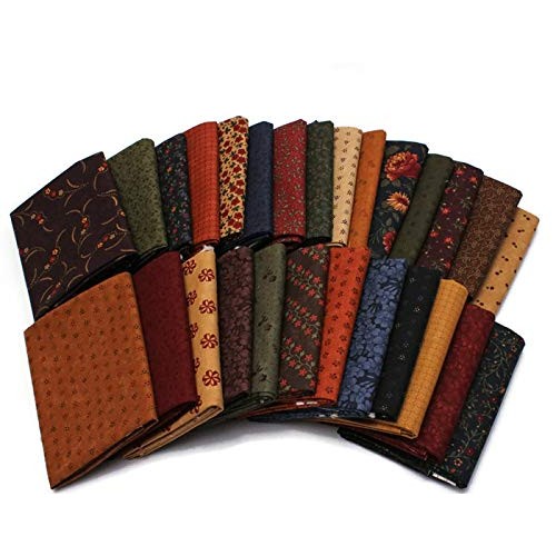 10 Fat Quarters - Kansas Troubles by Moda Fat Quarter Bundle Calic...