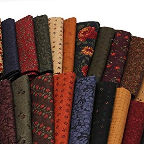 10 Fat Quarters - Kansas Troubles by Moda Fat Quarter Bundle Calic...