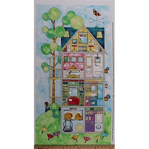 28 X 44 Panel Doll House Dollhouse Sewing Rooms Kids Toys Girls ...
