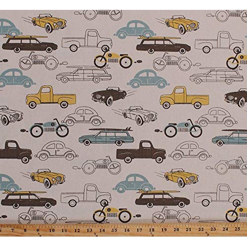 56 Lightweight Duck Canvas Vintage Cars Automobiles Motorcycles T...
