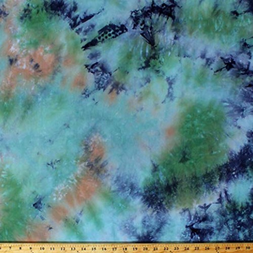 58 Wide Rayon Challis Watercolor Batik Super Soft Fabric by The Y...