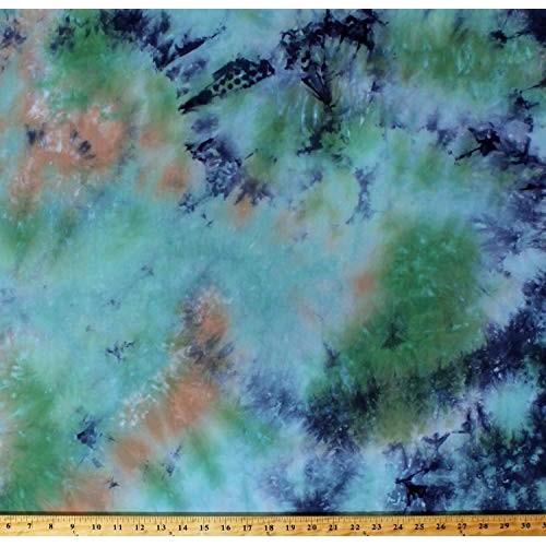 58 Wide Rayon Challis Watercolor Batik Super Soft Fabric by The Y...