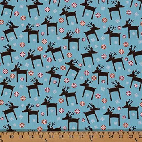 60 Cotton Reindeer Snowflake Snowflakes Candy Peppermint Winter C...