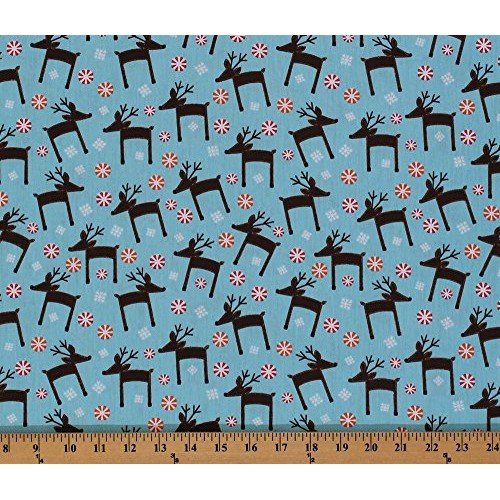 60 Cotton Reindeer Snowflake Snowflakes Candy Peppermint Winter C...