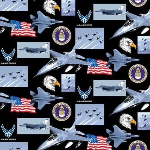 Air Force Cotton Fabric