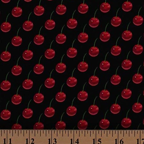 Cotton Cherries Cherry Fruits Food Kitchen Cherries Jubilee Black ...