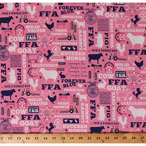 Cotton FFA Future Farmers of America Forever Blue Quotes Motto Agr...