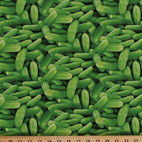 Cotton Green Cucumbers Pickles Cukes Farm Fresh Vegetables Veggies...