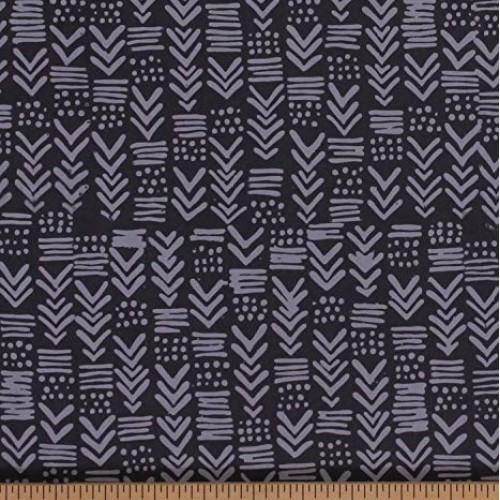 Cotton Hoffman Challenge 2019 Me + You Indah Batik Pewter Gray Geo...