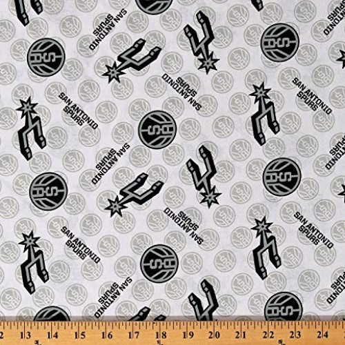 Cotton San Antonio Spurs White NBA Pro Basketball Sports Team Cott...