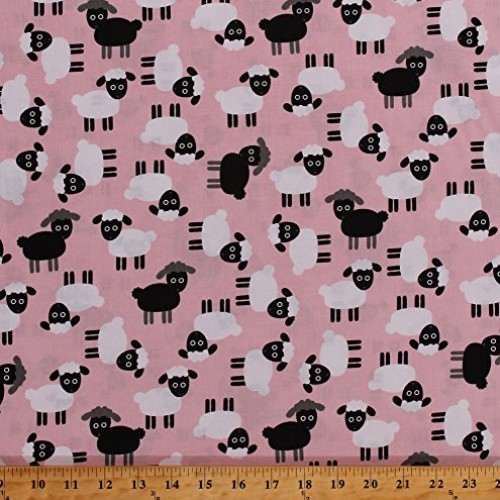 Cotton Sheep Flock Lambs Farm Animals White Black Sheep on Petal P...