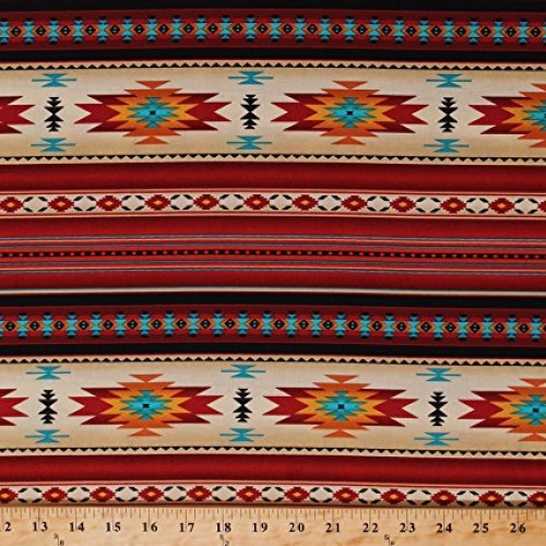 Cotton Southwestern Stripes Indian Native American Southwest Triba...