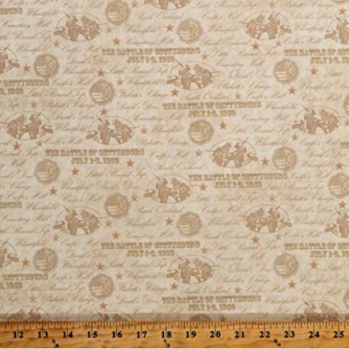 Cotton The Battle of Gettysburg American Civil War Battlefield Nam...
